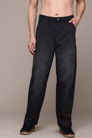 The Lifestyle Co Men Cotton Baggy Fit Jeans