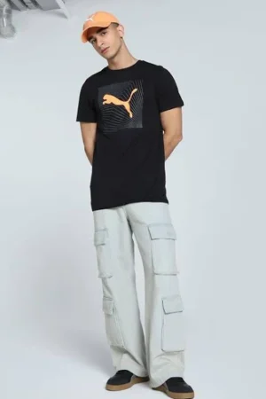 Men Printed Cotton Slim Fit T-Shirt